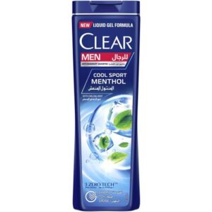 Clear Men's Anti Dandruff Shampoo With activated charcoal and mint 3 zero tech 360ML